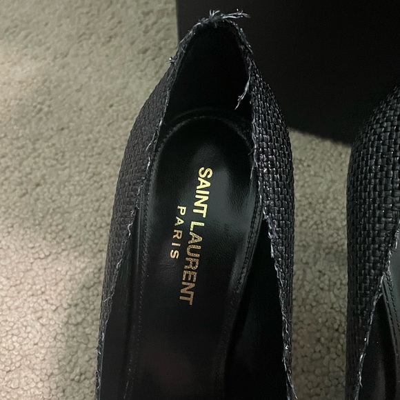 ysl raffia heels - Picture 2 of 14
